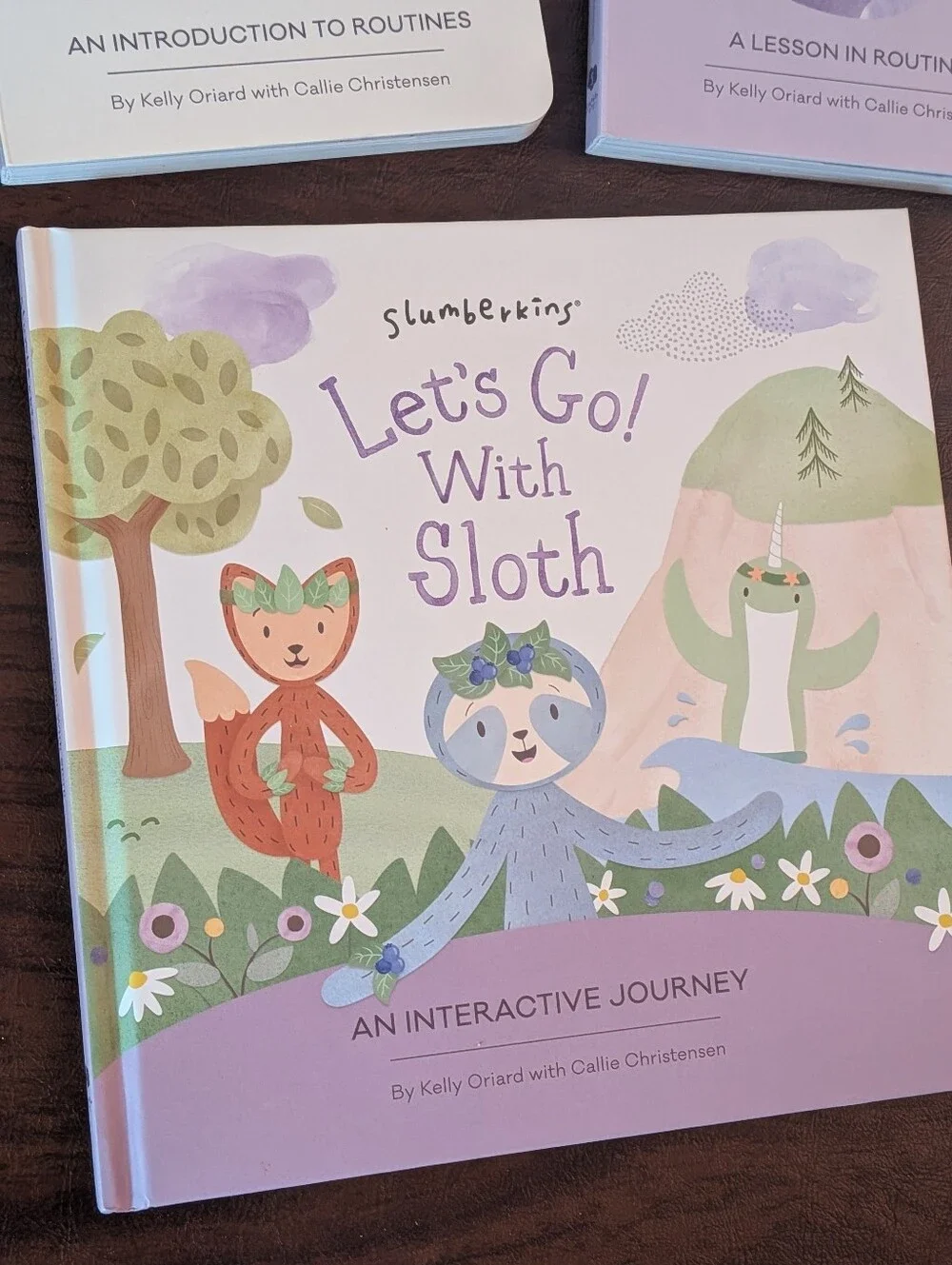 Slumberkins Sloth Daily Plan Starts to Slumber Interactive Board Book Bundle